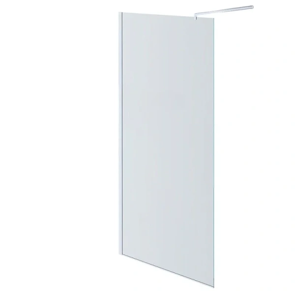 Душевая перегородка Акватек 140 см профиль хром AQ WIW 14020CH (детальная фотография)