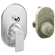 Смеситель для душа Hansgrohe Rebris 72458 с внутренней частью