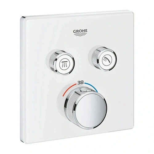 Смеситель для душа Grohe Grohtherm SmartControl термостатический белый - фото 1