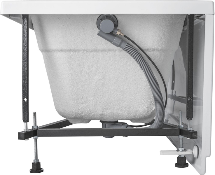 Ванна акриловая Aquanet Bright 165х70 см с каркасом 230255 (детальная фотография), приставные, встраиваемые