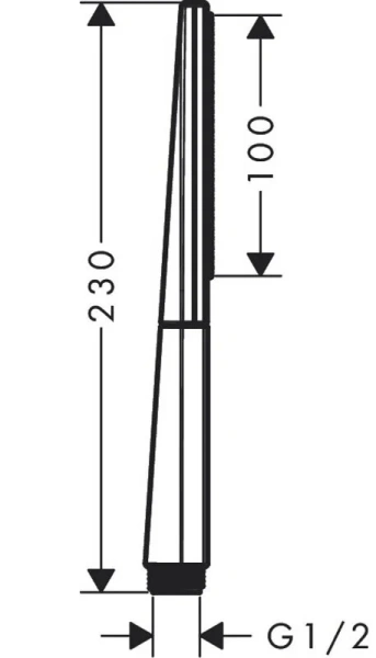 Лейка для душа Hansgrohe Rainfinity белый матовый 26866700 (детальная фотография), душевые лейки