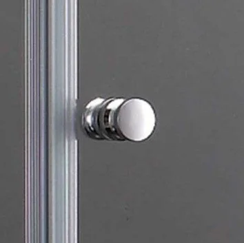 Душевой уголок Cezares Elena 100x100 см стекло прозрачное ELENA-W-A-12-100-C-Cr (детальная фотография), современные, hi-tech