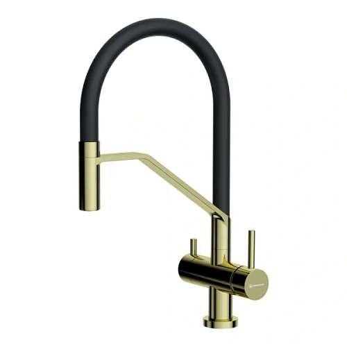 Смеситель для питьевой воды Omoikiri Akeno lg светлое золото - фото 3