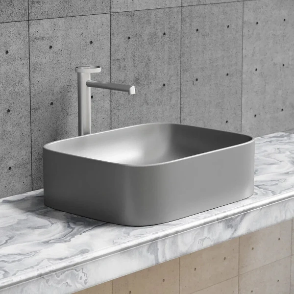 Раковина Ceramica Nova Element 50 см антрацит CN6052MH (детальная фотография), одинарные