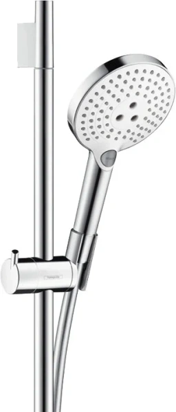 Душевой гарнитур Hansgrohe Raindance Select S хром/белый 26631400 (детальная фотография), хром, белые
