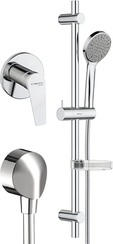 Шланговое подсоединение Hansgrohe FixFit хром - фото 1