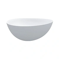 Ванна из искусственного камня Riho Ovideo 160х160 см белая