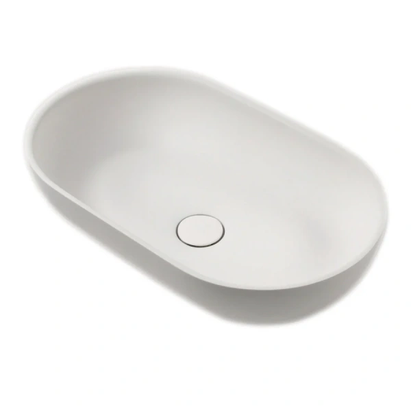 Раковина Montebianco Conca 55 см белая матовая 20142 (детальная фотография)