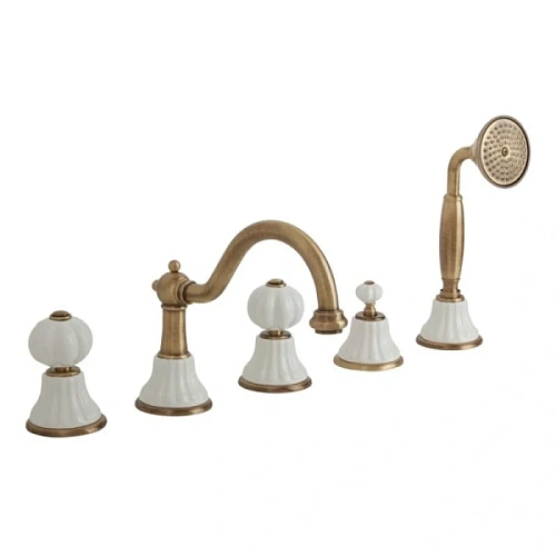 Смеситель для ванны Migliore Olivia бронза - фото 2