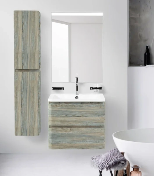Тумба под раковину подвесная BelBagno Albano 60 см сосна ALBANO-600-2C-SO-PS (детальная фотография), современная, hi-tech, лофт