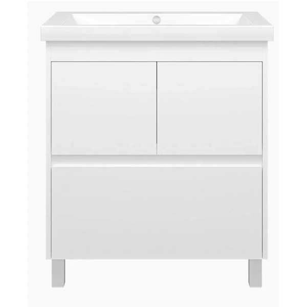 Тумба с раковиной напольная Misty Амбра Э-Али01075-0112Я 65 см ЛДСП (детальная фотография)