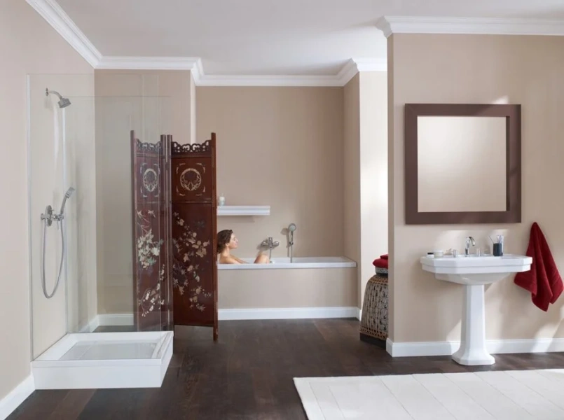 Смеситель для ванны Grohe BauClassic хром 32865000 (детальная фотография), современные, hi-tech