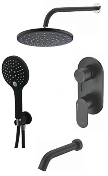 Душевой комплект WasserKRAFT Elbe с термостатом A177471 (детальная фотография)