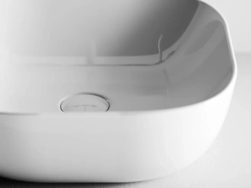 Раковина Ceramica Nova Element 41,5 см накладная CN6010 (детальная фотография), из санфарфора