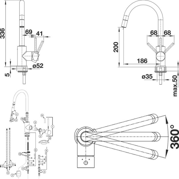 Схема (детальная фотография), современные, hi-tech