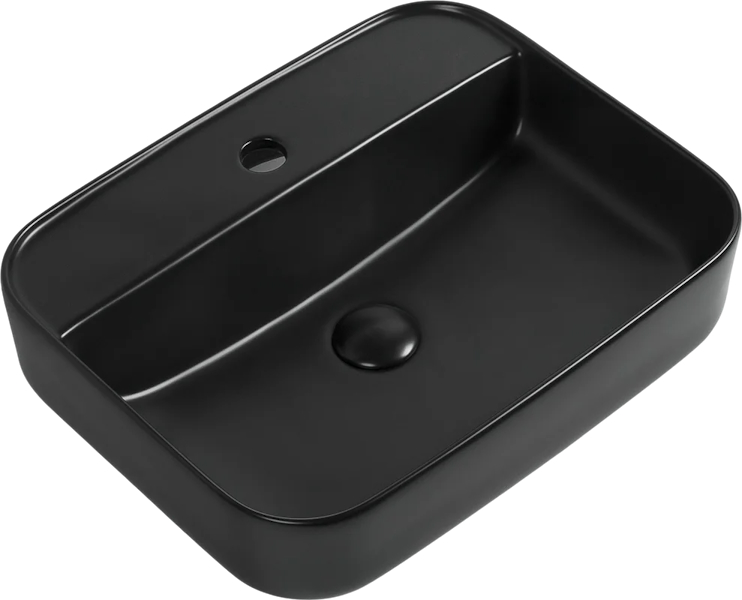 Раковина Aquanet Soul 50 см черная SOUL-2-MB (детальная фотография)