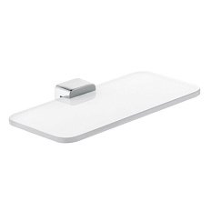 Полочка для ванной Kludi E2 хром/белая