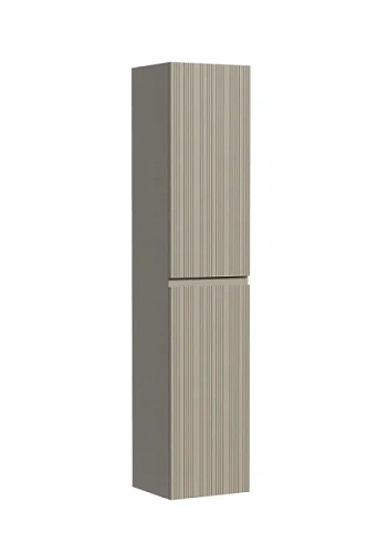 Шкаф-пенал подвесной Sancos Code 35 см серая платина - фото 6