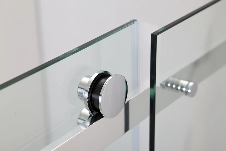 Душевой уголок Black&White Stellar Wind 100x80 см профиль хром, стекло прозрачное 2088010 (детальная фотография), хром