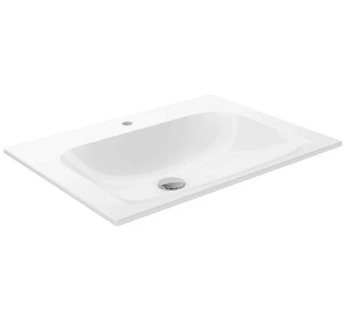 Раковина мебельная Keuco Plan 65 см белая - фото 2