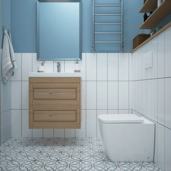 Унитаз напольный Lavinia Boho Aveo безободковый 3306003R (детальная фотография), современные, hi-tech, прямоугольные