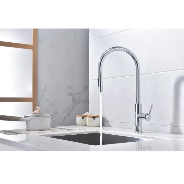 Смеситель для кухни Paulmark Senso хром Se215180-CR (детальная фотография), хром