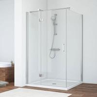 Душевой уголок профиль глянцевый хром стекло прозрачное Vegas-glass