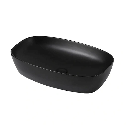 Раковина Abber Rechteck 60,5 см черная матовая - фото 3