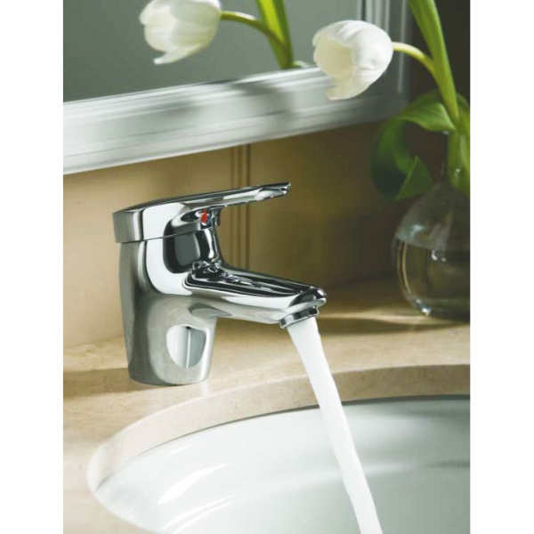 Смеситель для раковины Jacob Delafon Kandel однорычажный E660RU-CP (детальная фотография), современные, hi-tech