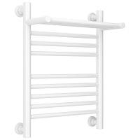 Полотенцесушитель водяной, с полкой цвет белый Сунержа Богема+ 500х400