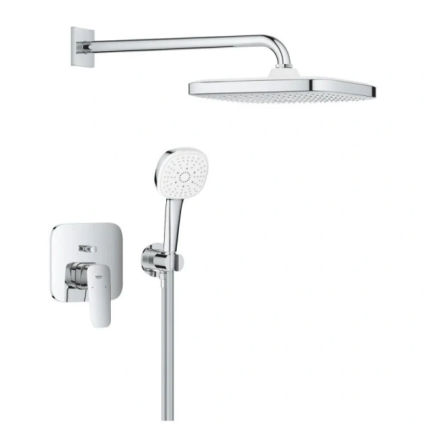 Душевой комплект Grohe Cubeo хром 1053360000 (детальная фотография)