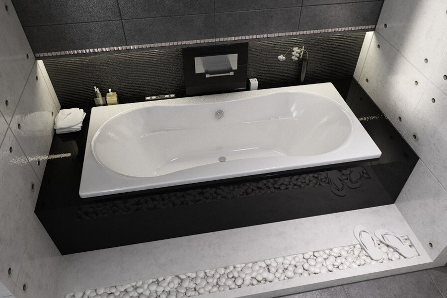 Ванна акриловая Riho Supreme 190х90 см белая B014001005 (детальная фотография), акриловые