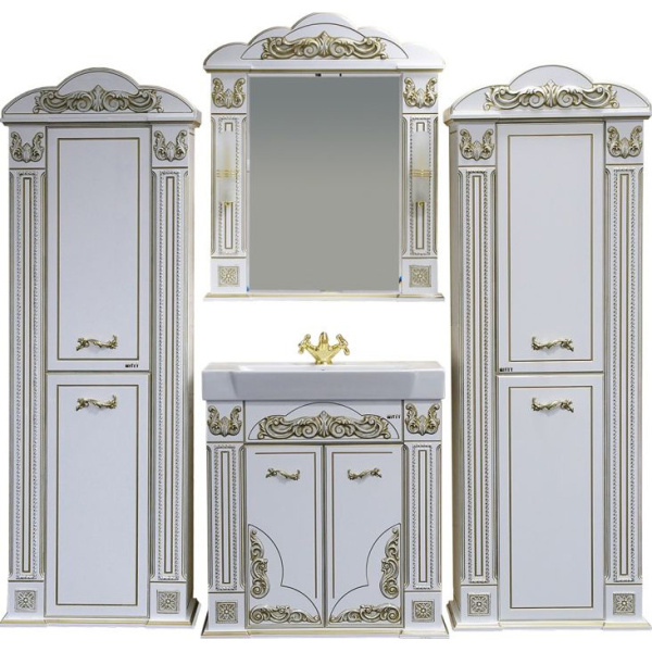 Шкаф-пенал, петли слева, Misty Барокко Л-Бар05060 (детальная фотография) index_2