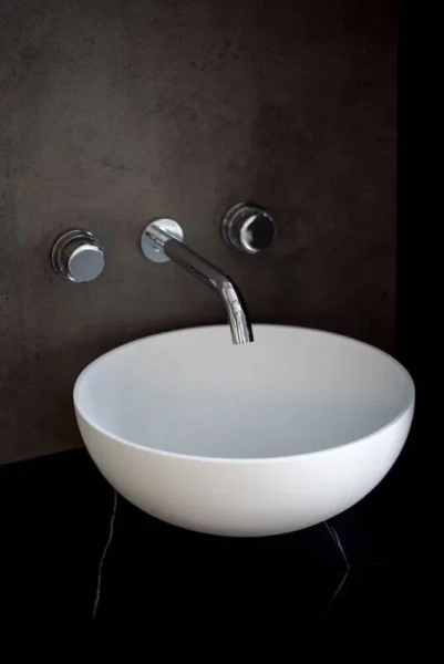 Смеситель для раковины Boheme Aura хром 152-2-CR-A (детальная фотография), двухвентильные