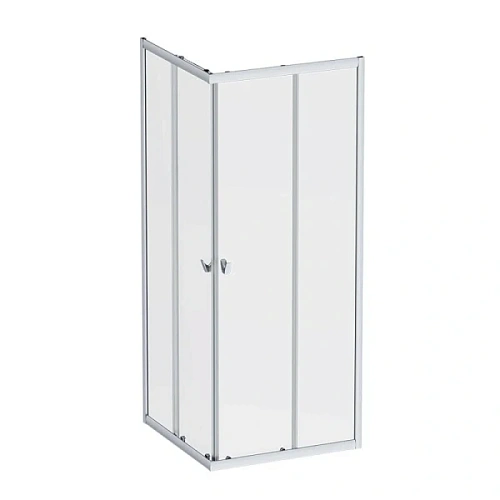 Душевой уголок Am.Pm Sunny 80x80 см хром матовый - фото 1