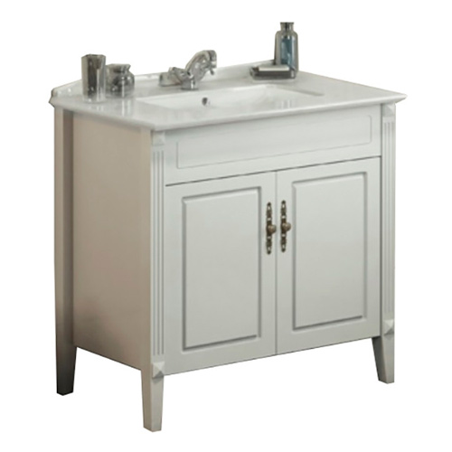 Тумба с раковиной напольная Comforty Палермо 80 см с дверцами (детальная фотография)