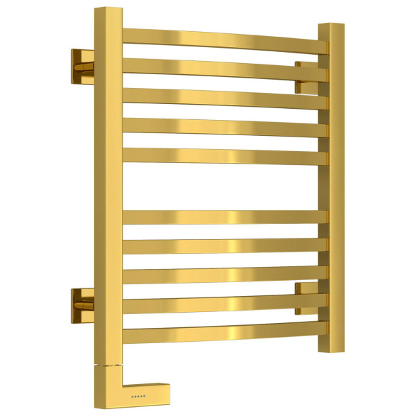 Полотенцесушитель электрический Сунержа Аркус 2.0 50х40 см из нержавеющей стали (детальная фотография), электрические с наружной вилкой, левое подключение