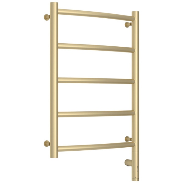 Полотенцесушитель электрический Сунержа Галант 3.0 6040 40х60 см перемычка выгнутая (детальная фотография), из нержавеющей стали, без полки, неповоротные, с терморегулятором 