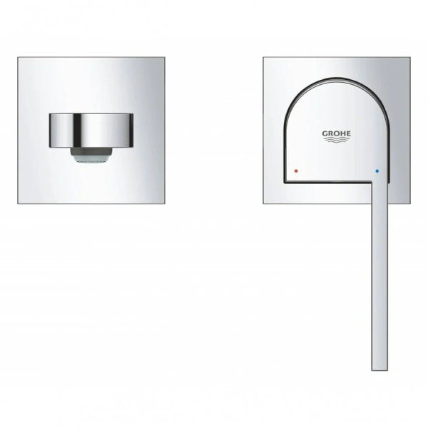 Смеситель для раковины встраиваемый Grohe Plus 29303003 (детальная фотография), современные, hi-tech