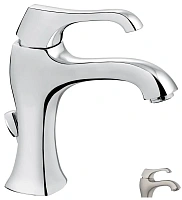 Смеситель для раковины зачищеный никель Emmevi Ares