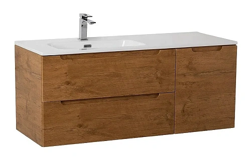 Тумба под раковину подвесная BelBagno Etna 120 см левосторонняя Rovere Nature - фото 10