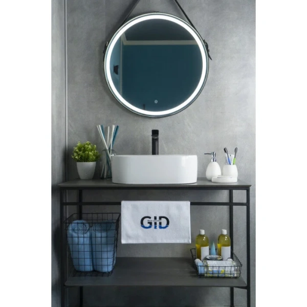 Раковина GID Geometrico N9266 47 см белая 51173 (детальная фотография), по запросу