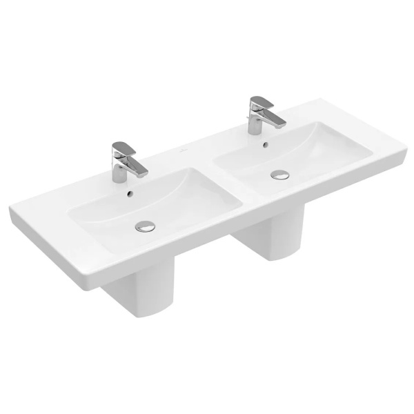 Раковина двойная Villeroy&Boch Subway 2.0 7175D0 (детальная фотография), современные, hi-tech