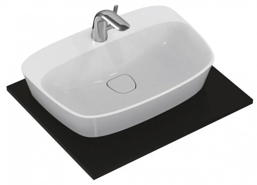 Раковина Ideal Standard Dea 62 см с отверстием под смеситель T044501 (детальная фотография), белые