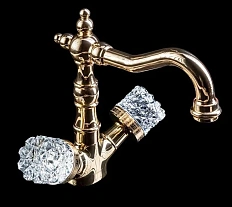 Смеситель для раковины Boheme Crystal высокий
