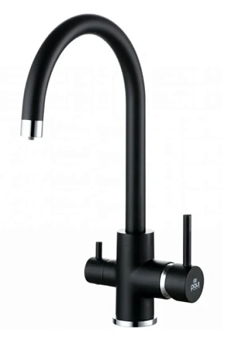 Смеситель для кухни Paulmark Essen антрацит - фото 8