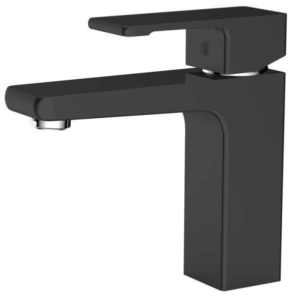 Смеситель для раковины ALTROBAGNO Lamberto 0124 черный матовый ALTROBAGNOLamberto0124MB (детальная фотография)