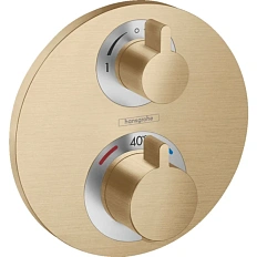 Смеситель для душа Hansgrohe Ecostat S шлифованная бронза