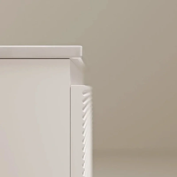 Тумба под раковину подвесная Sancos Folk 100 см bianco FL100W (детальная фотография), окрашенные