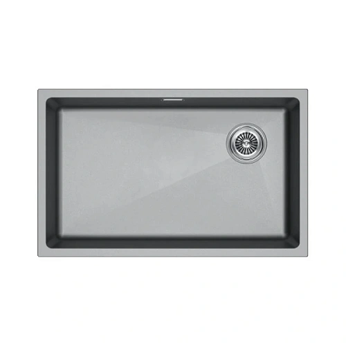 Мойка для кухни Paulmark Lumi 74 см серый металлик - фото 4